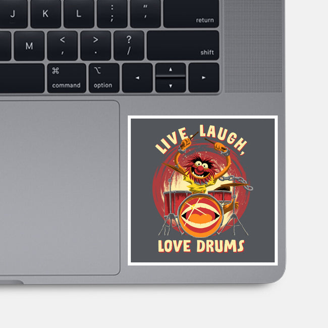 Love Drums-None-Glossy-Sticker-rmatix