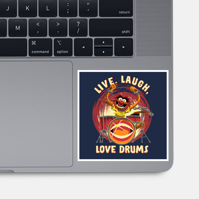 Love Drums-None-Glossy-Sticker-rmatix