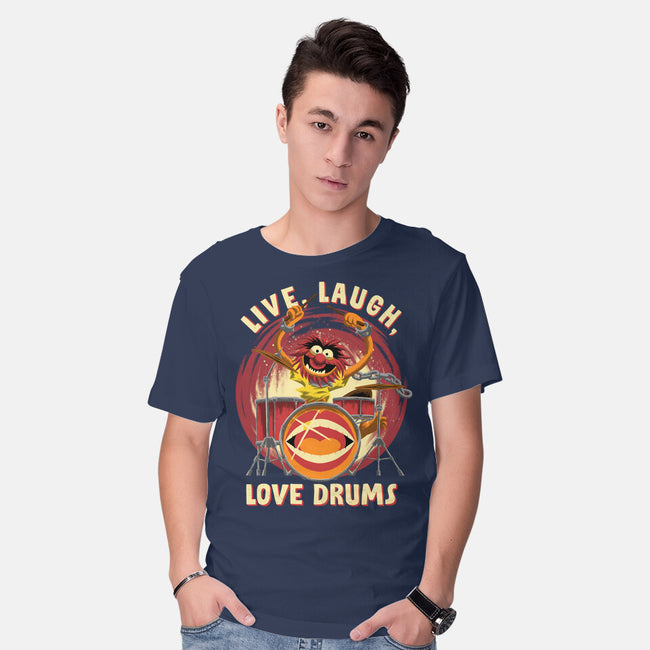 Love Drums-Mens-Basic-Tee-rmatix
