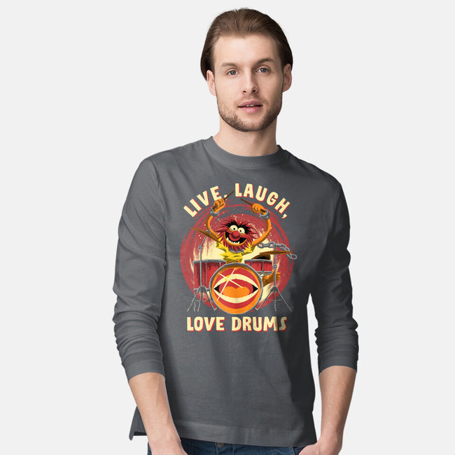 Love Drums-Mens-Long Sleeved-Tee-rmatix