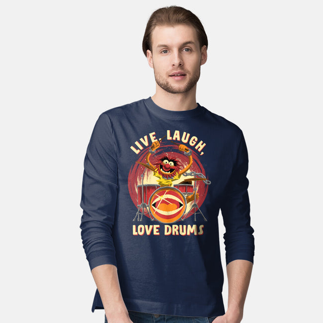 Love Drums-Mens-Long Sleeved-Tee-rmatix