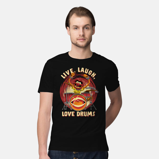 Love Drums-Mens-Premium-Tee-rmatix