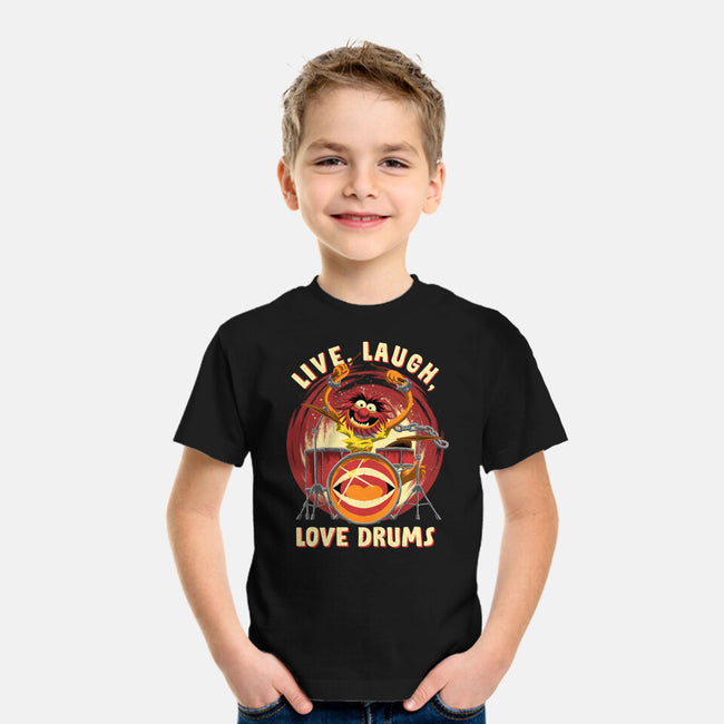 Love Drums-Youth-Basic-Tee-rmatix