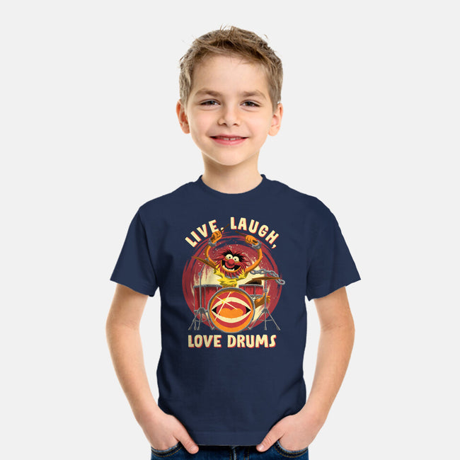 Love Drums-Youth-Basic-Tee-rmatix