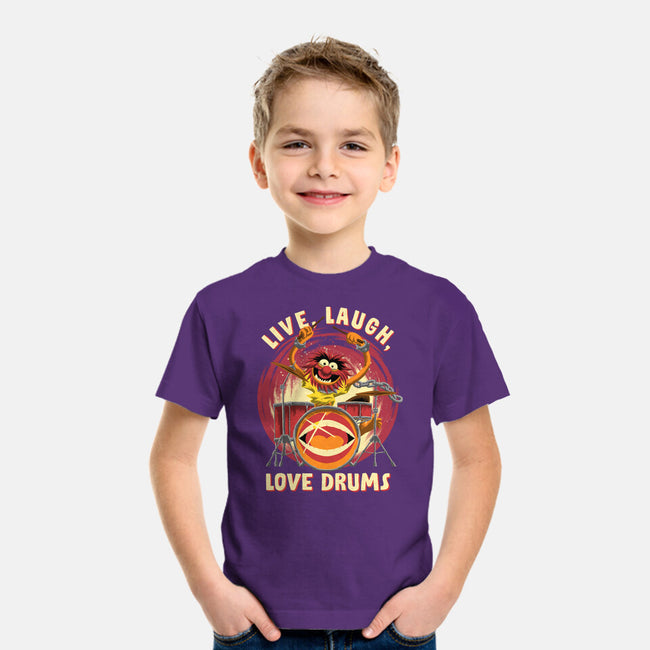 Love Drums-Youth-Basic-Tee-rmatix