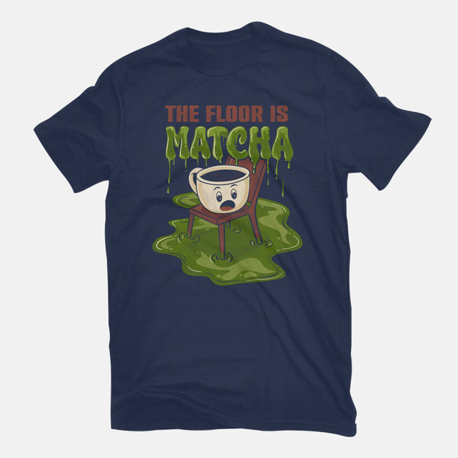 The Floor Is Matcha-Mens-Heavyweight-Tee-Danhood