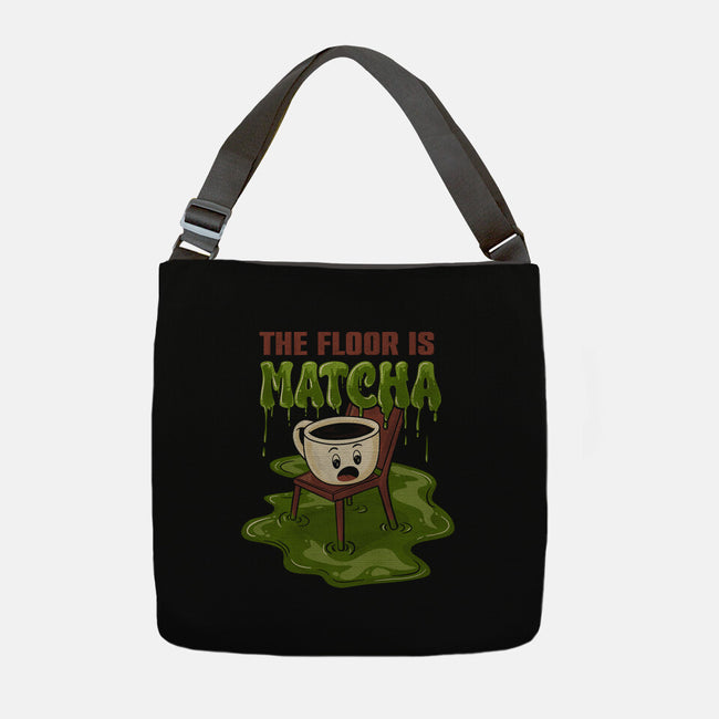 The Floor Is Matcha-None-Adjustable Tote-Bag-Danhood