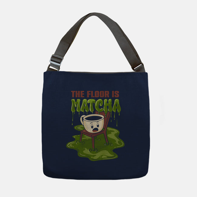 The Floor Is Matcha-None-Adjustable Tote-Bag-Danhood