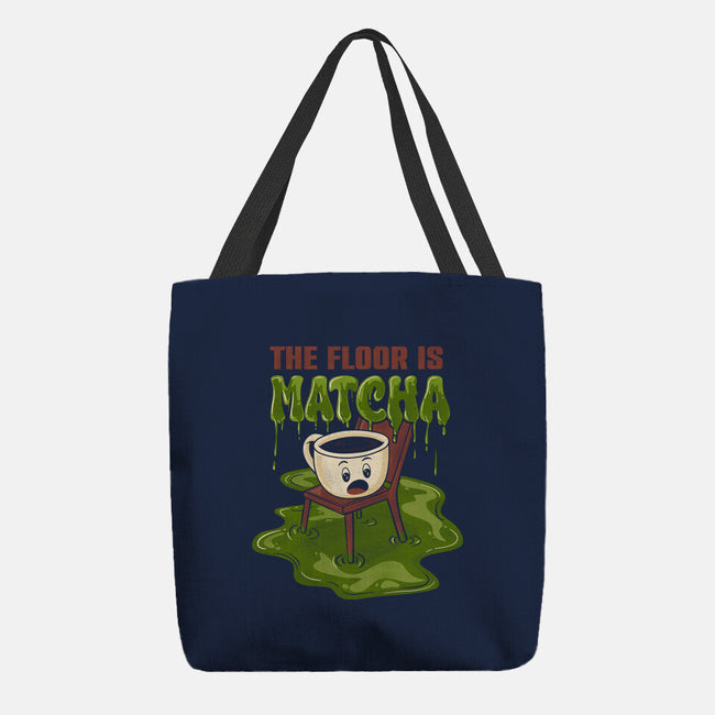 The Floor Is Matcha-None-Basic Tote-Bag-Danhood