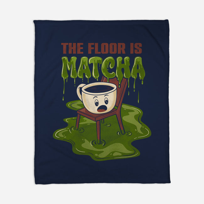 The Floor Is Matcha-None-Fleece-Blanket-Danhood