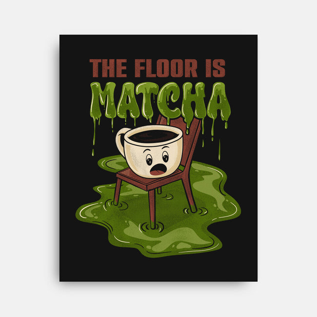 The Floor Is Matcha-None-Stretched-Canvas-Danhood