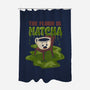 The Floor Is Matcha-None-Polyester-Shower Curtain-Danhood