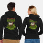 The Floor Is Matcha-Unisex-Zip-Up-Sweatshirt-Danhood