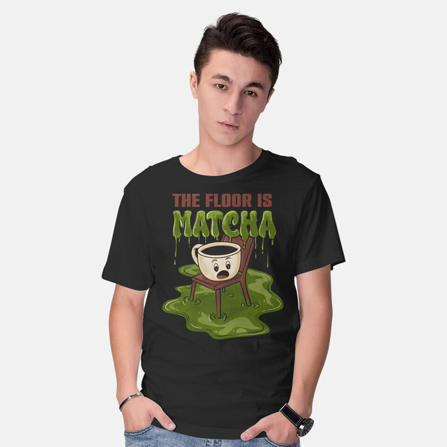 The Floor Is Matcha-Mens-Basic-Tee-Danhood