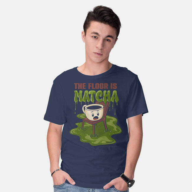 The Floor Is Matcha-Mens-Basic-Tee-Danhood