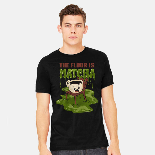 The Floor Is Matcha-Mens-Heavyweight-Tee-Danhood