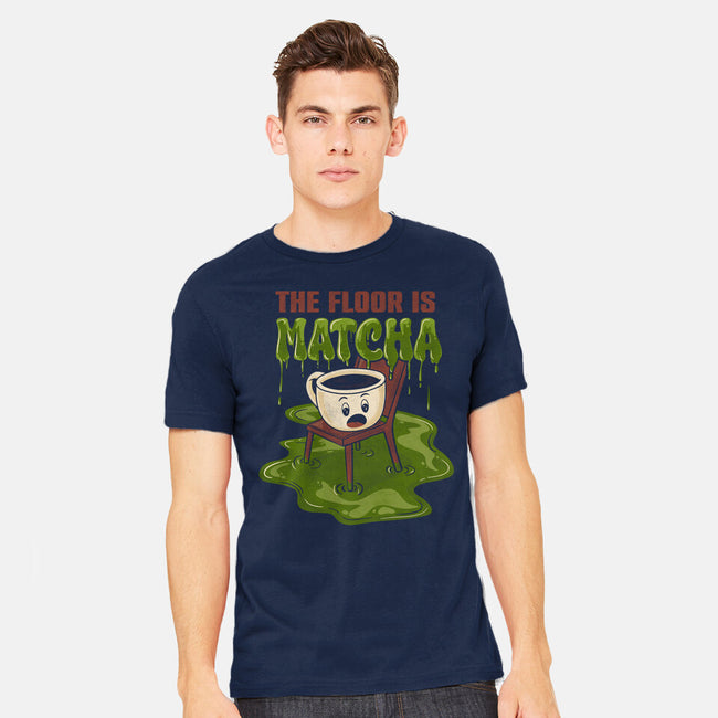 The Floor Is Matcha-Mens-Heavyweight-Tee-Danhood