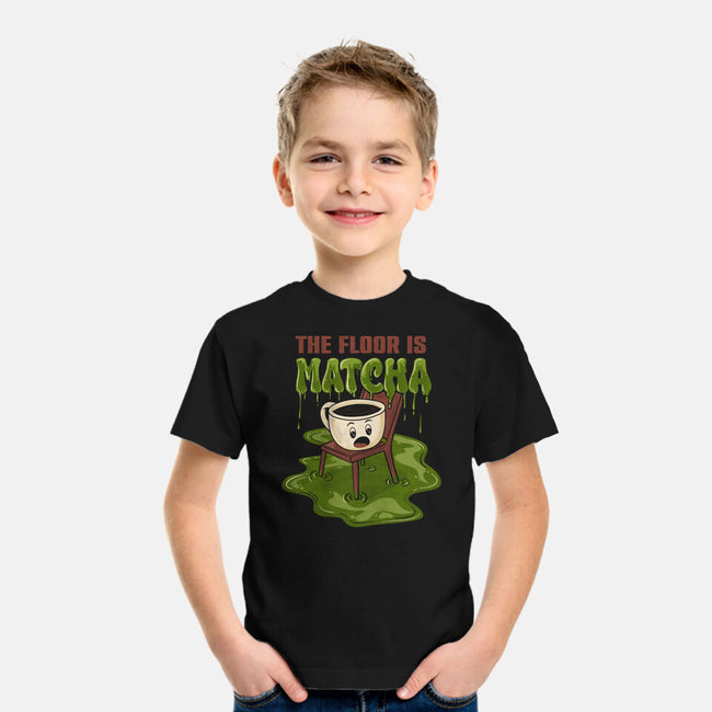 The Floor Is Matcha-Youth-Basic-Tee-Danhood