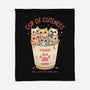Cup Of Cuteness-None-Fleece-Blanket-GODZILLARGE