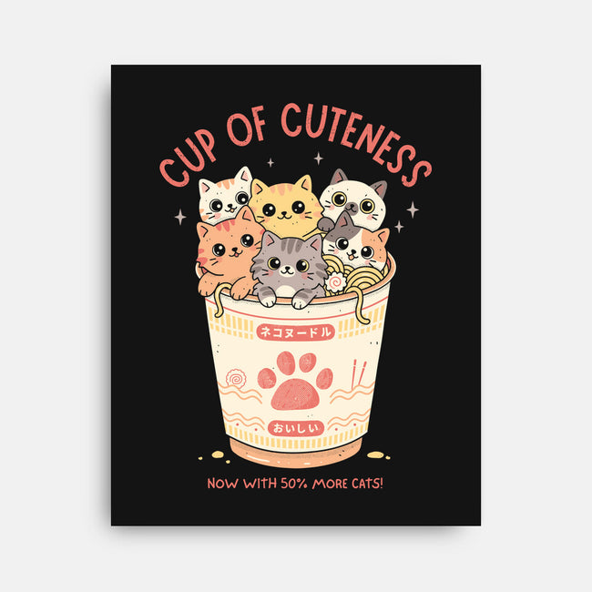 Cup Of Cuteness-None-Stretched-Canvas-GODZILLARGE
