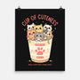 Cup Of Cuteness-None-Matte-Poster-GODZILLARGE