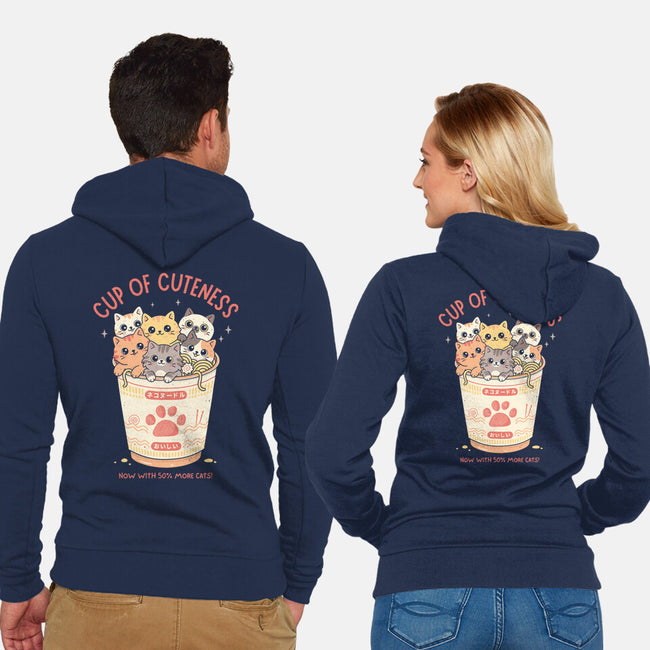 Cup Of Cuteness-Unisex-Zip-Up-Sweatshirt-GODZILLARGE