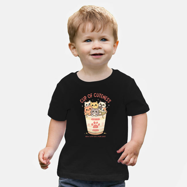 Cup Of Cuteness-Baby-Basic-Tee-GODZILLARGE