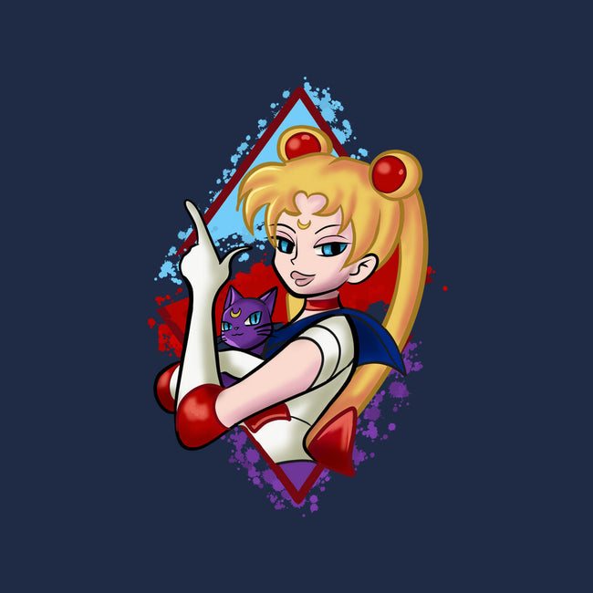Moongirl Cartoon-None-Polyester-Shower Curtain-nickzzarto