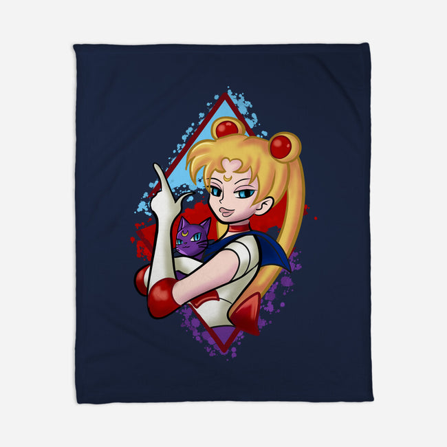 Moongirl Cartoon-None-Fleece-Blanket-nickzzarto