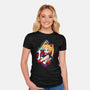 Moongirl Cartoon-Womens-Fitted-Tee-nickzzarto