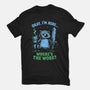 Where's The Work-Womens-Fitted-Tee-Diego Gurgell