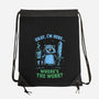 Where's The Work-None-Drawstring-Bag-Diego Gurgell