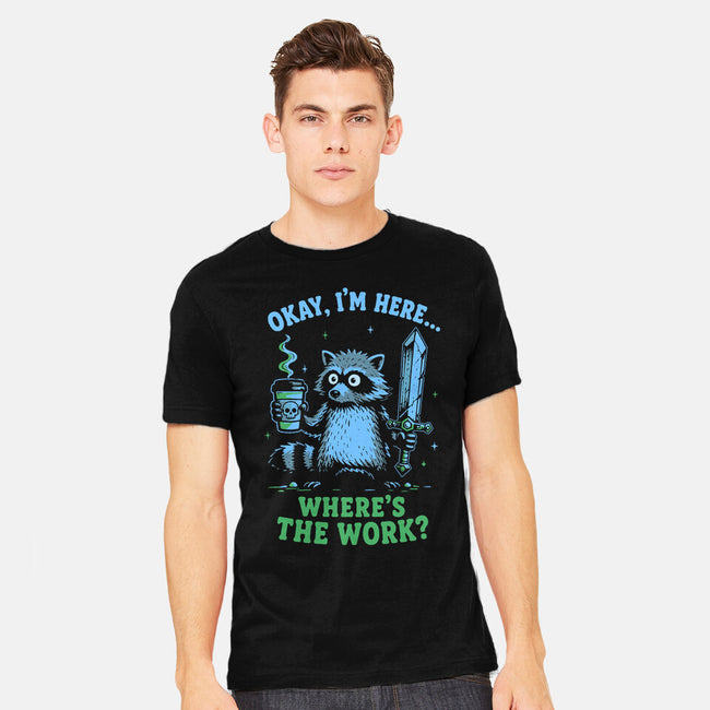 Where's The Work-Mens-Heavyweight-Tee-Diego Gurgell