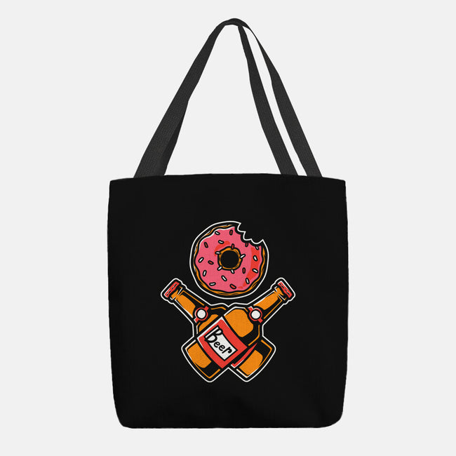 Donut And Beer-None-Basic Tote-Bag-krisren28