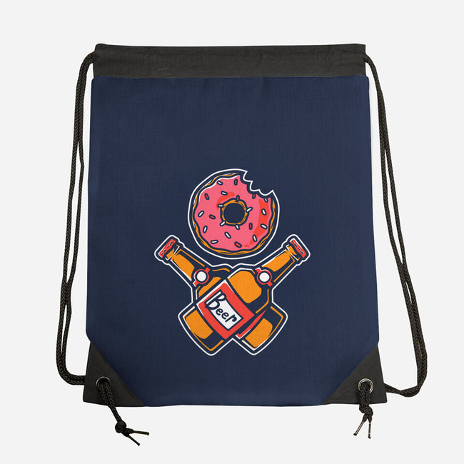 Donut And Beer-None-Drawstring-Bag-krisren28