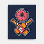 Donut And Beer-None-Stretched-Canvas-krisren28