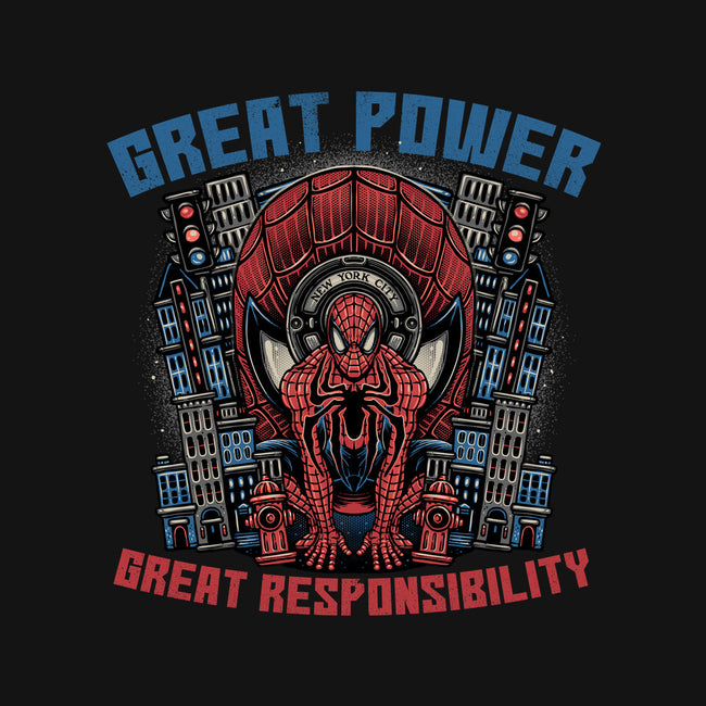 Great Power Great Responsibility-Unisex-Baseball-Tee-glitchygorilla
