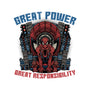 Great Power Great Responsibility-Unisex-Baseball-Tee-glitchygorilla