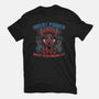 Great Power Great Responsibility-Womens-Fitted-Tee-glitchygorilla