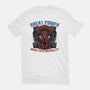 Great Power Great Responsibility-Womens-Fitted-Tee-glitchygorilla