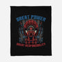 Great Power Great Responsibility-None-Fleece-Blanket-glitchygorilla