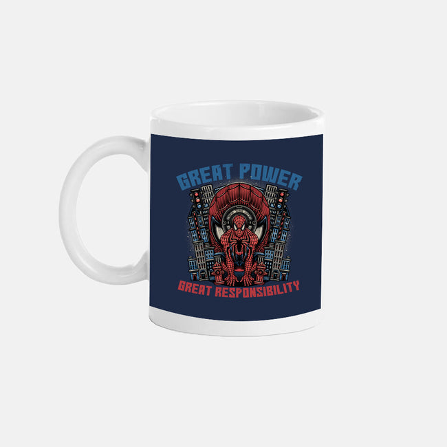 Great Power Great Responsibility-None-Mug-Drinkware-glitchygorilla