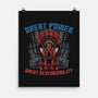Great Power Great Responsibility-None-Matte-Poster-glitchygorilla