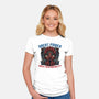 Great Power Great Responsibility-Womens-Fitted-Tee-glitchygorilla