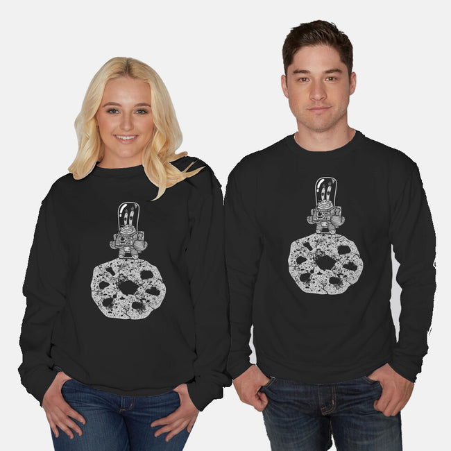 The First Crab In The Lucky Dime Moon-Unisex-Crew Neck-Sweatshirt-krisren28