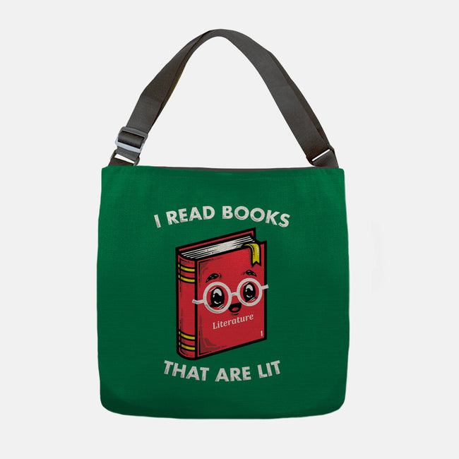 Books Are Lit-None-Adjustable Tote-Bag-krisren28