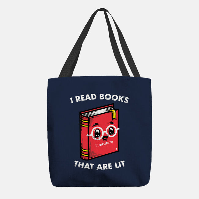 Books Are Lit-None-Basic Tote-Bag-krisren28