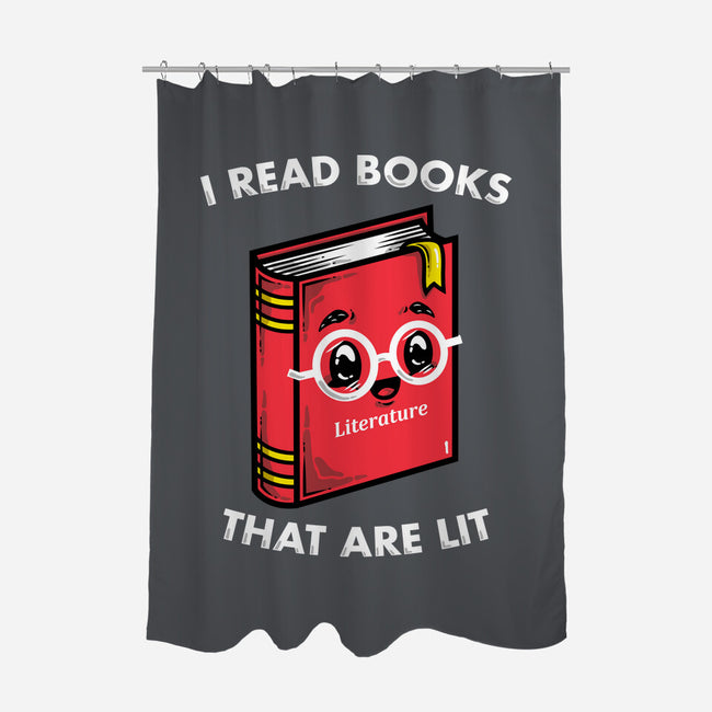 Books Are Lit-None-Polyester-Shower Curtain-krisren28
