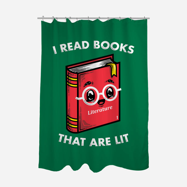 Books Are Lit-None-Polyester-Shower Curtain-krisren28