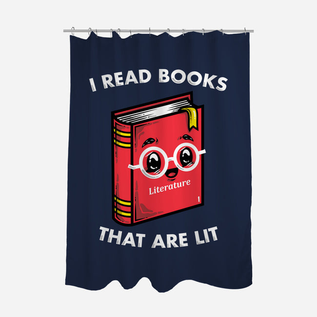 Books Are Lit-None-Polyester-Shower Curtain-krisren28